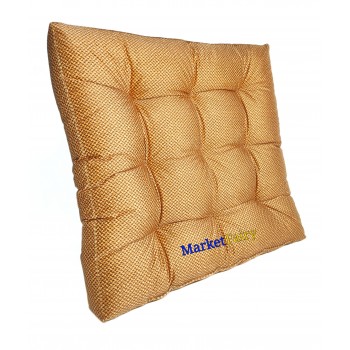 Market Fairy 24x24 Inch Oversized Tufted Floor Pillow for Adults | Square Meditation Cushion | Indoor & Outdoor Floor Mat | Extra Large Floor Cushion for Living Room, Balcony & Yoga